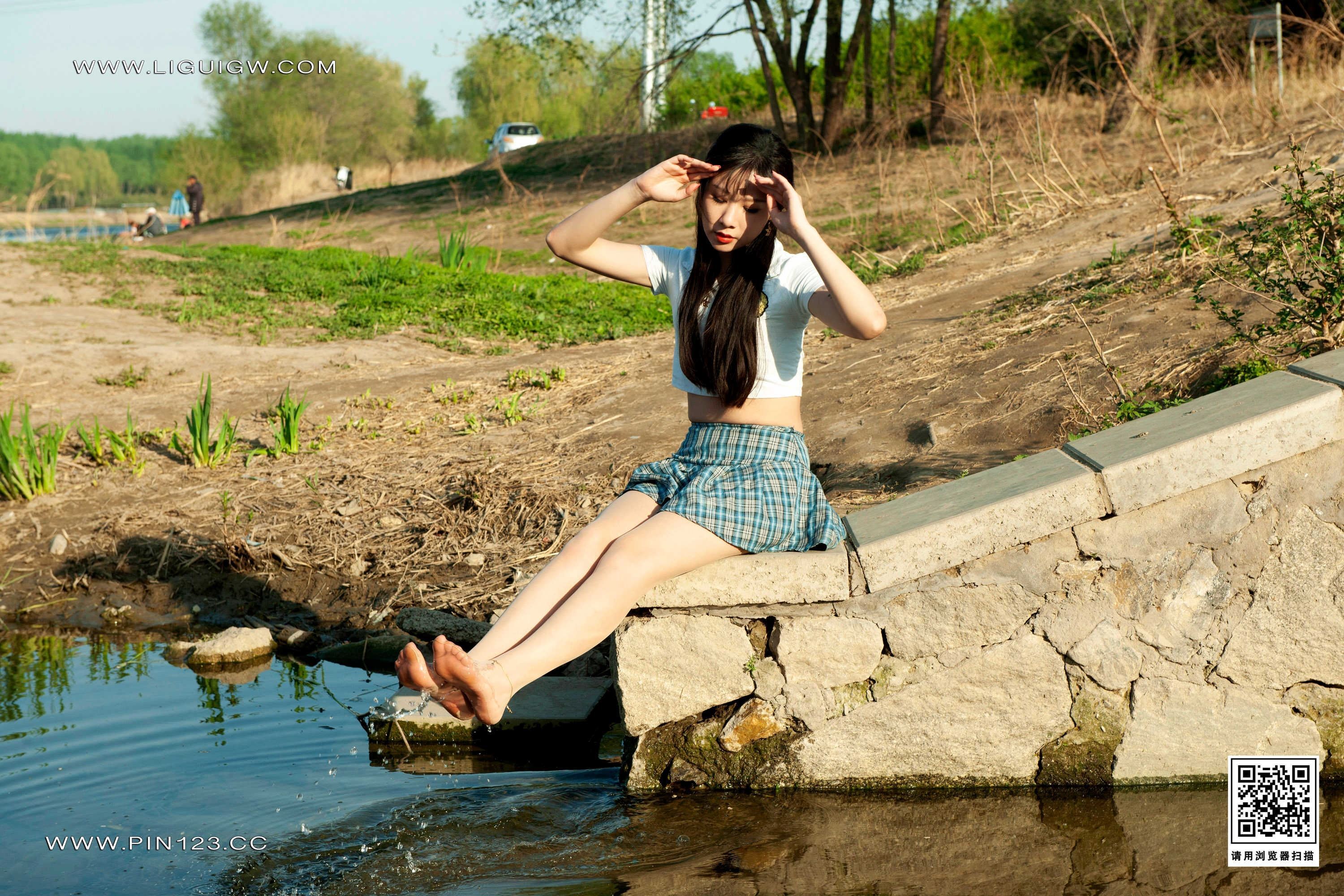 Ligui丽柜 2024.03.11 绿水青丝 Kiki